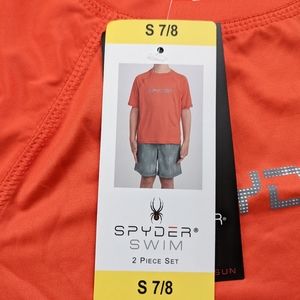 Small 7/8 Spyder Boys' 2-Piece Swim Set